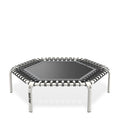 Acon Sechseckiger Rebounder Fitness-Trampolin Fit 1,41 m weiß