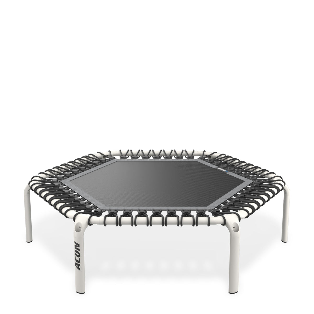 Acon Sechseckiger Rebounder Fitness-Trampolin Fit 1,41 m weiß