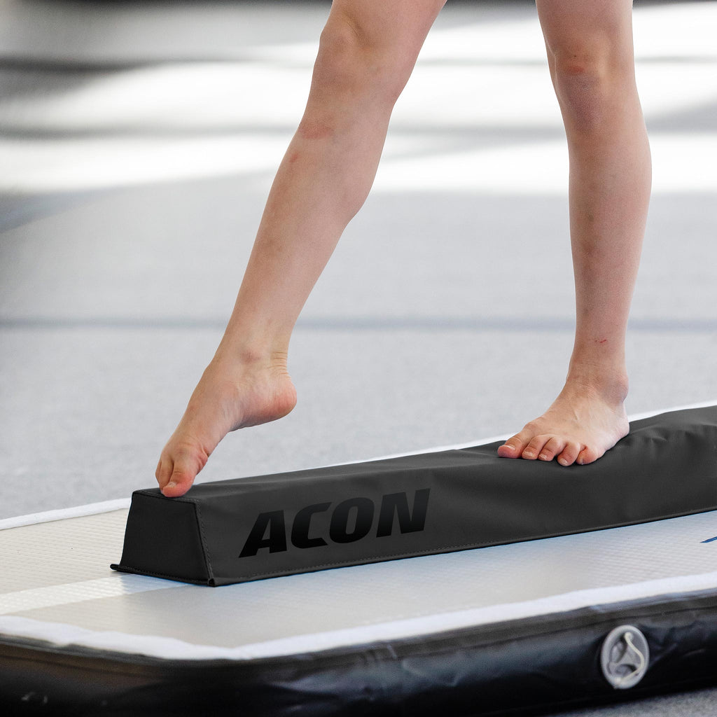 Acon Gym Beam für Gymnastik, Black Edition