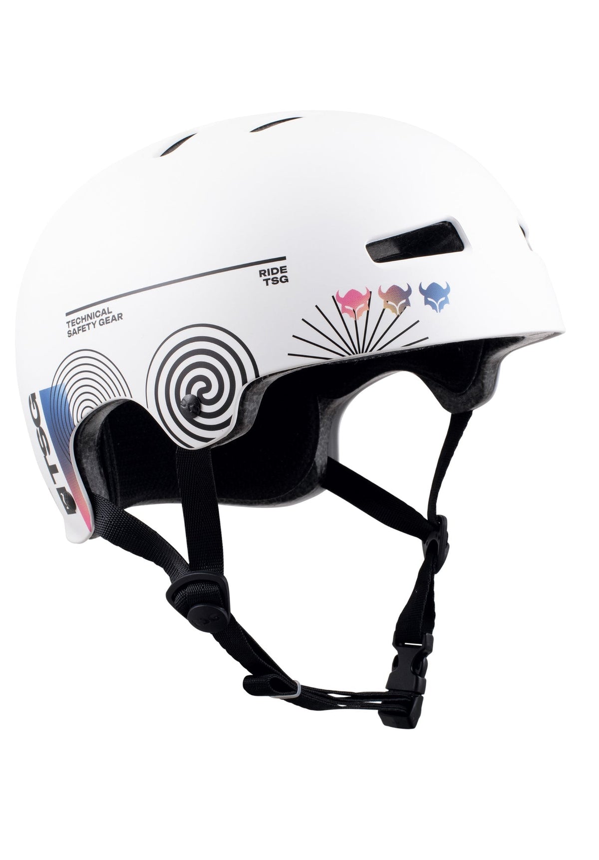 TSG Helm Evolution Graphic Design White Board Cast