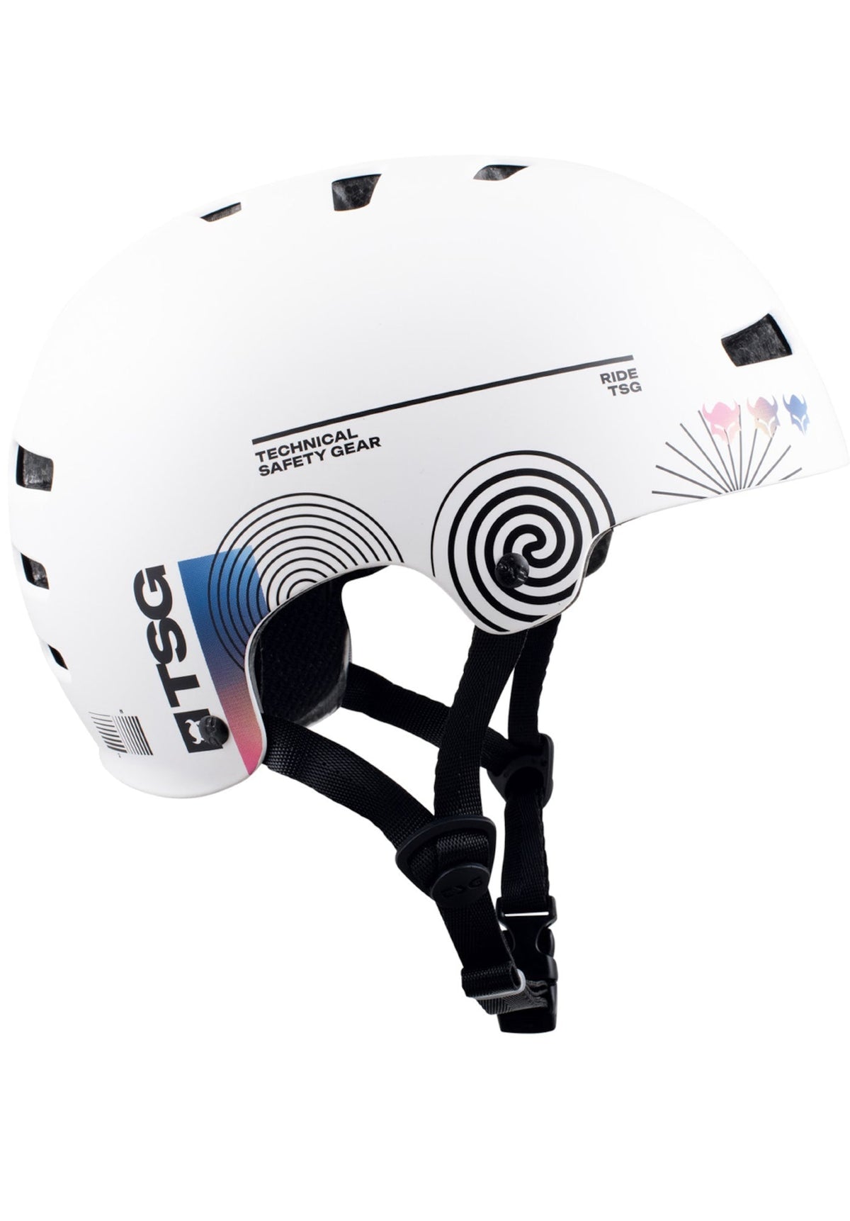 TSG Helm Evolution Graphic Design White Board Cast