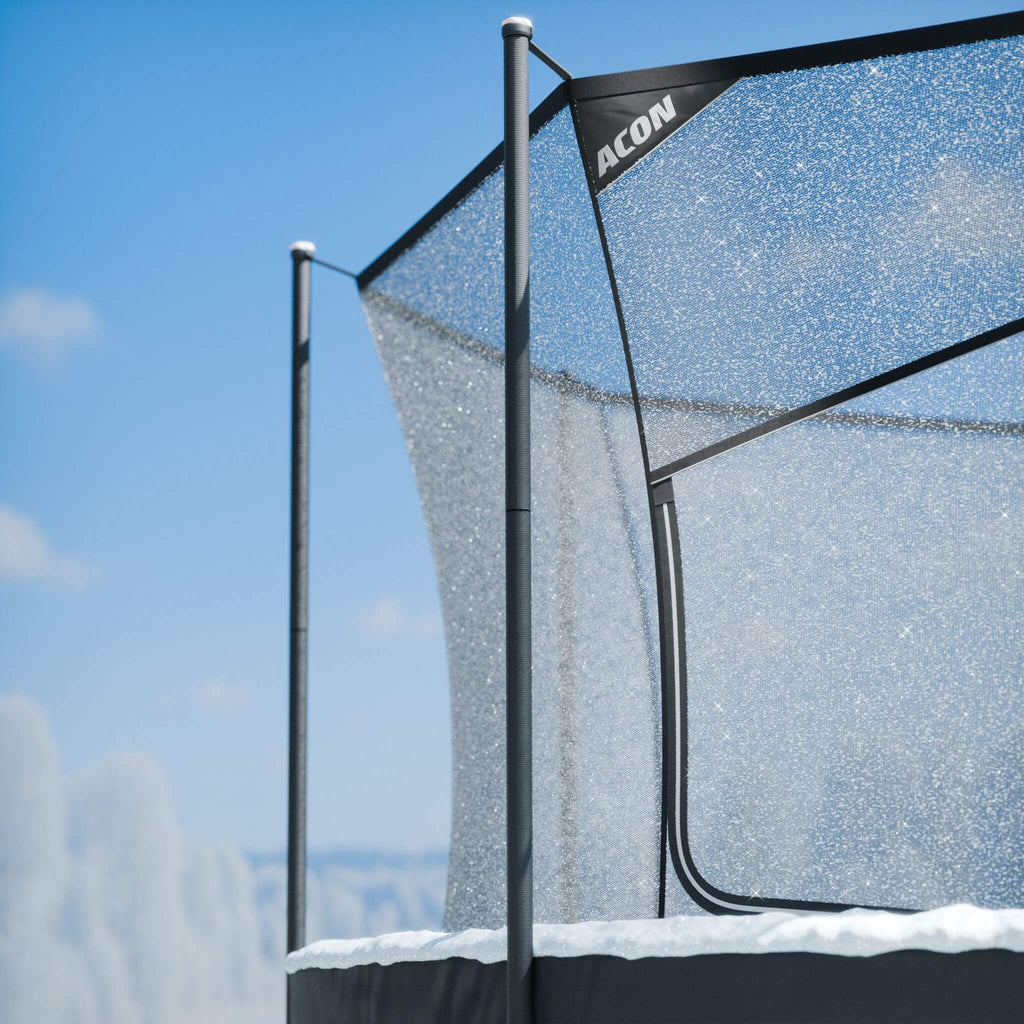Acon Air 4,6 m Rundes Trampolin mit Sicherheitsnetz und Leiter, GEN 2.0