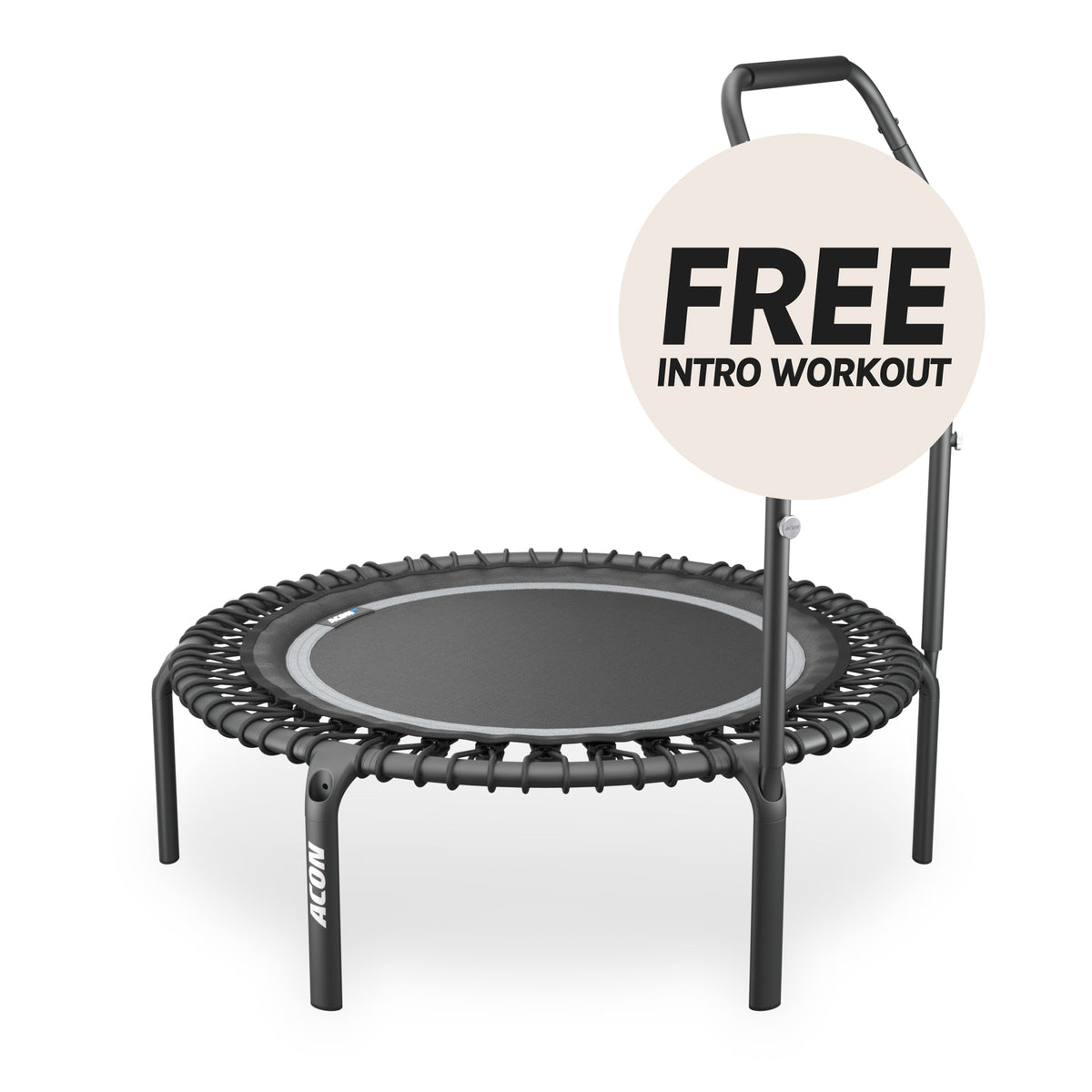 ACON Fit 1,12 m Runder Rebounder mit Aktiv-Haltestange