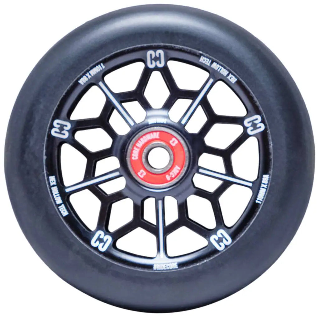 Core Wheel Hex Hollow 110mm black