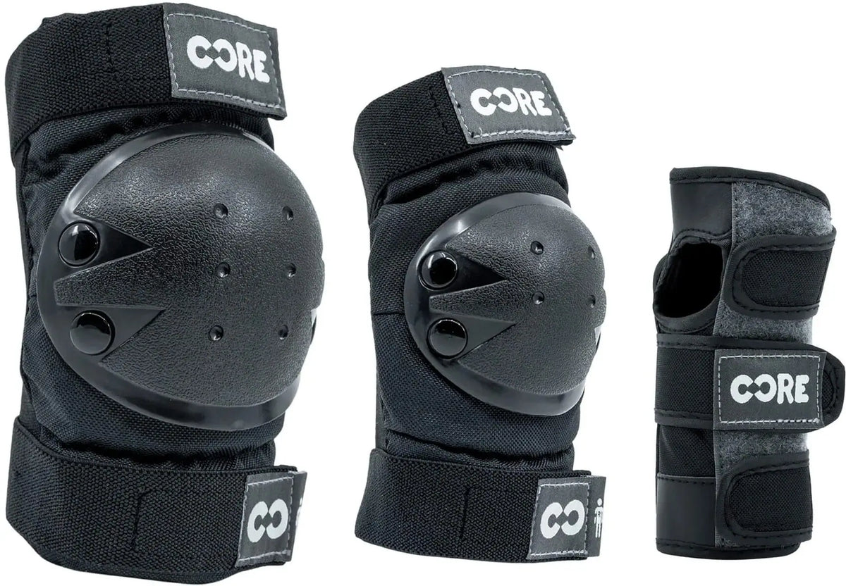 Core Junior Protektoren Set black