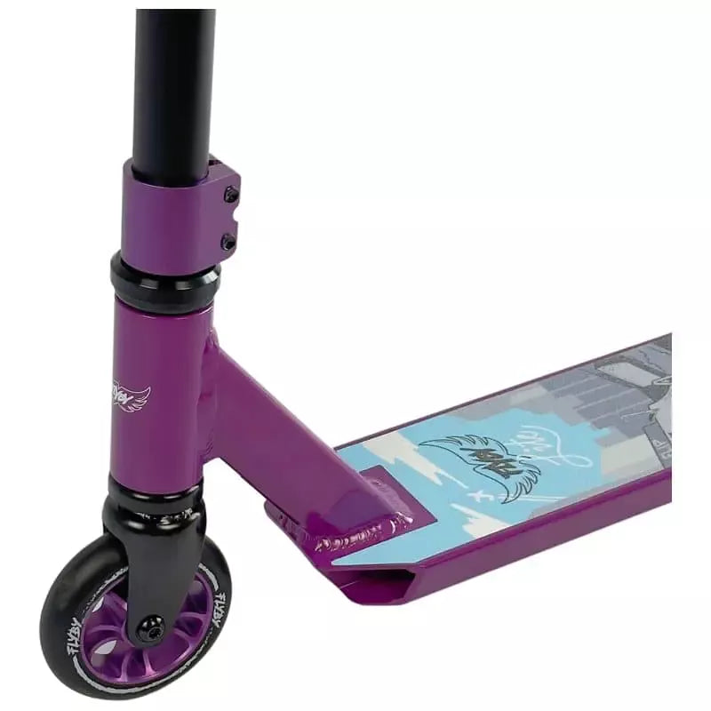 Flyby Lite V2 Complete Pro Scooter Black/Purple