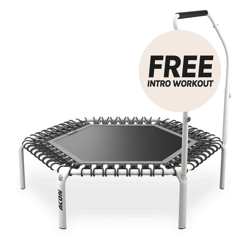 Acon sechseckiger Rebounder Fit 1,41 m mit Aktiv-Haltestange