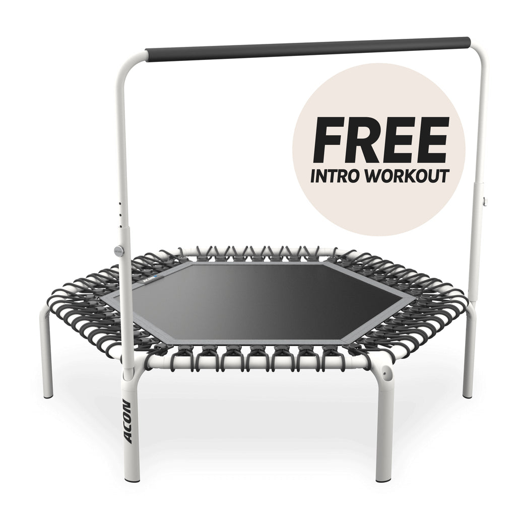 ACON Fit 1,41 m sechseckiger Rebounder mit Balance-Haltestange
