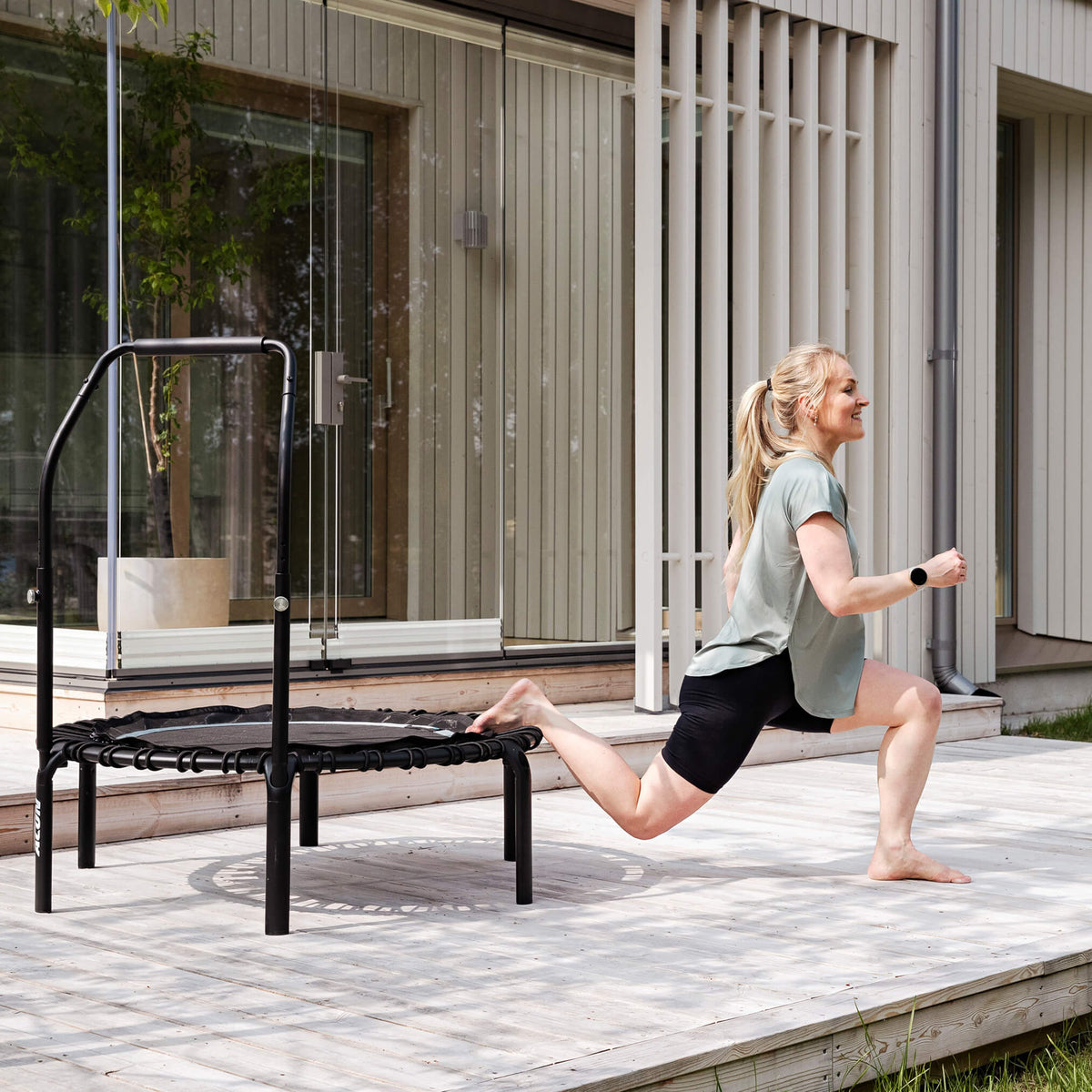 ACON Fit 1,12 m Runder Rebounder mit Aktiv-Haltestange