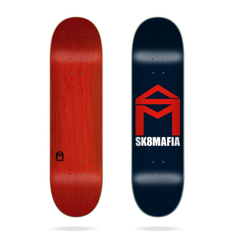 Sk8Mafia Skateboard Deck House Logo Navy 8.375''