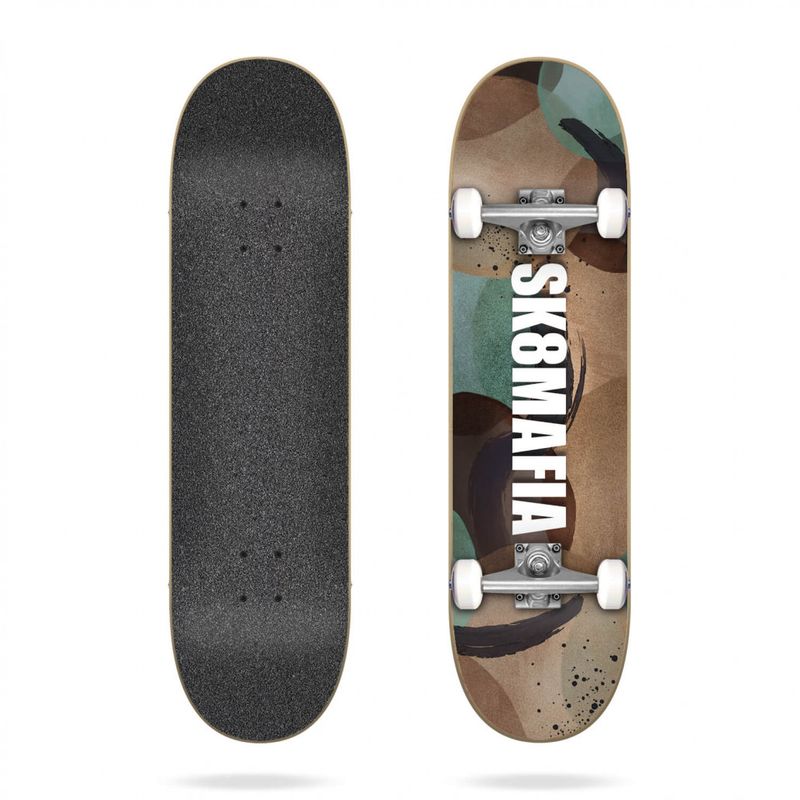 Sk8Mafia Complete Skateboard OG Logo Watercolor 8.0"