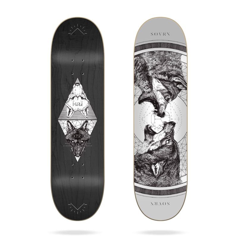 Sovrn Skateboard Deck Geri & Freki 8.25''